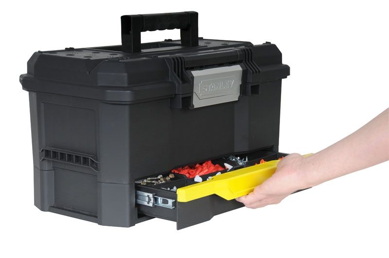 STANLEY SKRZYNIA NARZ�DZIOWA One Touch Latch 19” Z SZUFLAD� 70-316