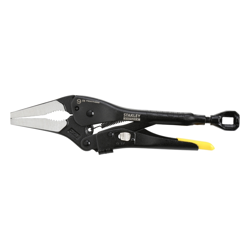 Szczypce zaciskowe FATMAX szcz�ki wyd�u�one proste 220mm 74888