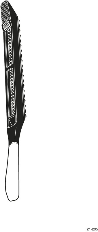 SURFORM PILNIK P�ASKI 440mm 21-295