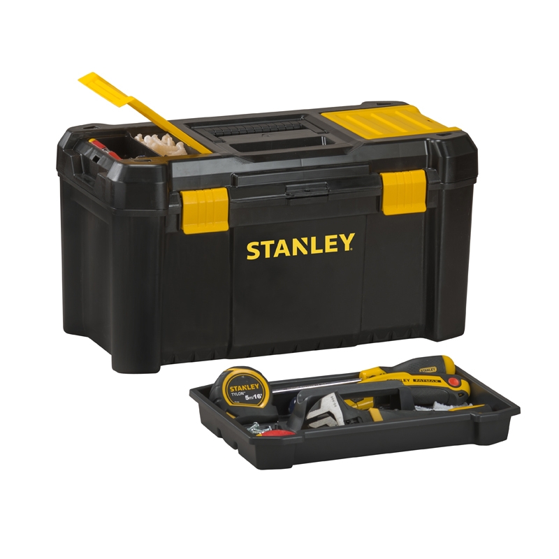 STANLEY SKRZYNIE NARZ�DZIOWE ESSENTIAL 19 - PLASTIKOWE ZATRZASKI 75520