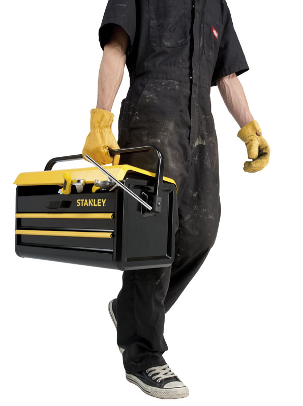 STANLEY Metalowa skrzynia 19” - 2 szuflady 75510