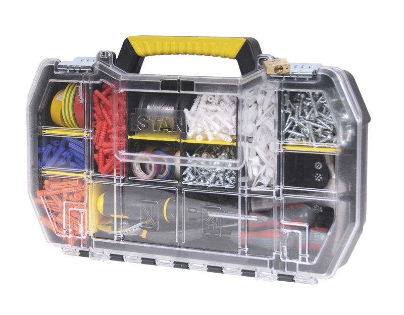 ORGANIZER Z METALOWYMI ZATRZASKAMI 19” 70736