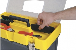 STANLEY SKRZYNKA Z ORGANIZEREM CLEAR 19 93-285
