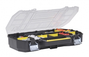 ORGANIZER Z METALOWYMI ZATRZASKAMI 19” 70736