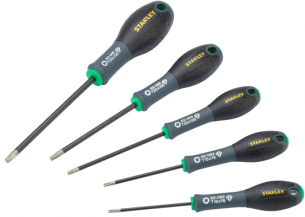 ZESTAW WKR�TAK�W STANLEY FATMAX Z EFEKTEM DIAMENTOWEJ KO�C�WKI 5szt. Torx 62066