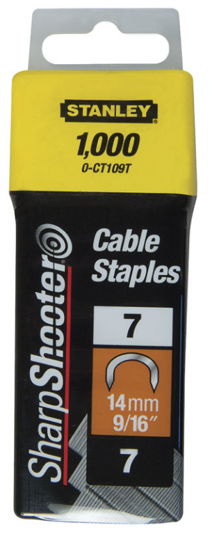 STANLEY ZSZYWKI C DO PRZEWOD�W 7 (CT100) 14mm 1000szt CT109T