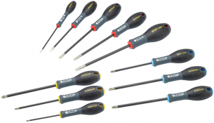 ZESTAW WKR�TAK�W STANLEY FATMAX Z EFEKTEM DIAMENTOWEJ KO�C�WKI 10szt. P�./PH/PZ 62064