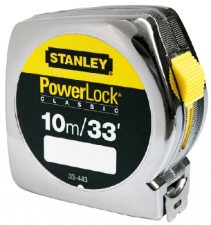 MIARA PowerLock 33-443 METRYCZNO-CALOWA 10m x 25mm